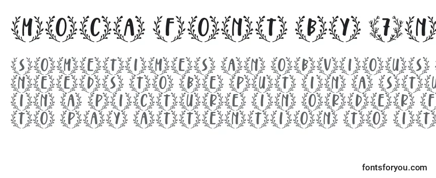 Schriftart Moca Font by 7NTypes