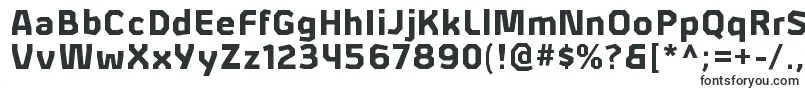 AlphiiblRegular-fontti – Televisioon tarkoitetut fontit