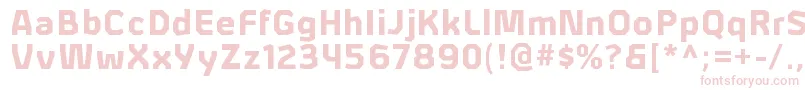 AlphiiblRegular Font – Pink Fonts on White Background