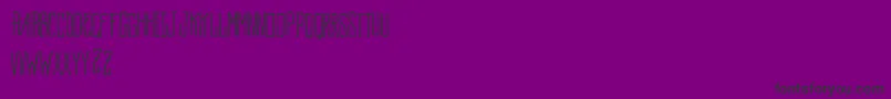 Шрифт Mockup – чёрные шрифты на фиолетовом фоне