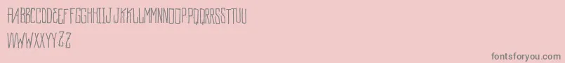 Mockup Font – Gray Fonts on Pink Background