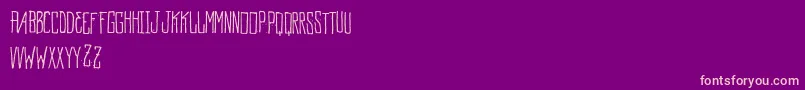 Mockup-Schriftart – Rosa Schriften auf violettem Hintergrund