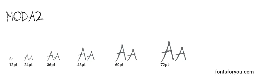 MODAZ Font Sizes