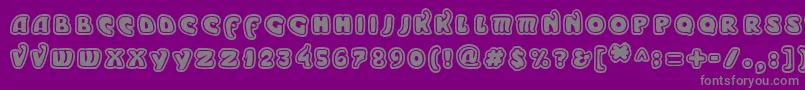 MODEO    Font – Gray Fonts on Purple Background