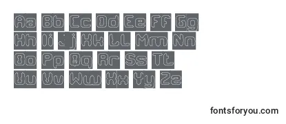 MODERN CRAFT Hollow Inverse-fontti
