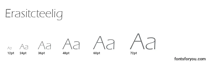 Erasitcteelig Font Sizes