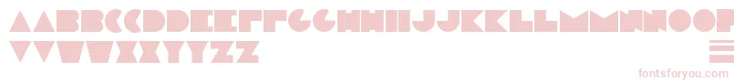 Шрифт ModernPlate   BC – розовые шрифты