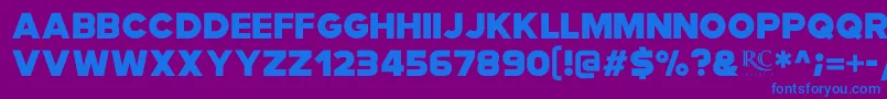 More about Modia NonCommercial Font Modia NonCommercial Font – Blue Fonts on Purple Background