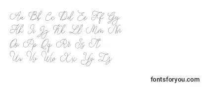 フォントModista script