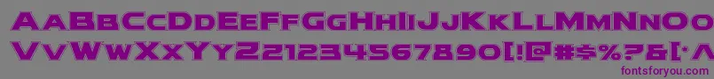 modithorsonacad Font – Purple Fonts on Gray Background
