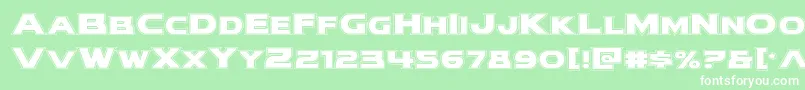 modithorsonacad Font – White Fonts on Green Background