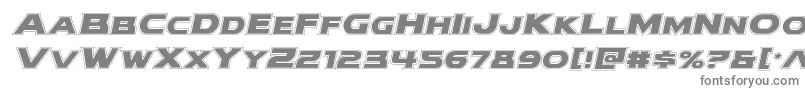 modithorsonacadital Font – Gray Fonts on White Background