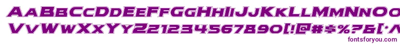 modithorsonacadital Font – Purple Fonts on White Background
