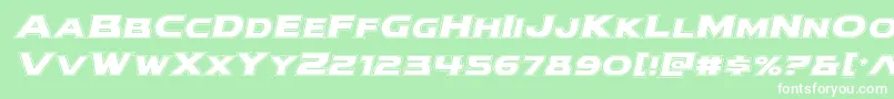 modithorsonacadital Font – White Fonts on Green Background