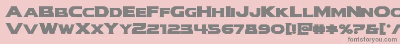 modithorsonbold Font – Gray Fonts on Pink Background