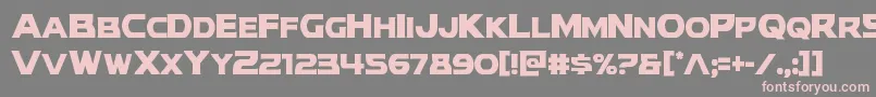 modithorsoncond Font – Pink Fonts on Gray Background