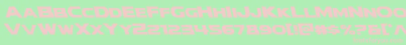 modithorsonleft Font – Pink Fonts on Green Background