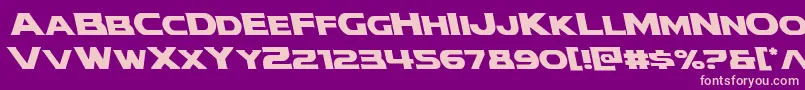modithorsonleft Font – Pink Fonts on Purple Background