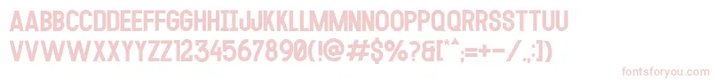 More about MODULAR 14 Font MODULAR 14 Font – Pink Fonts on White Background