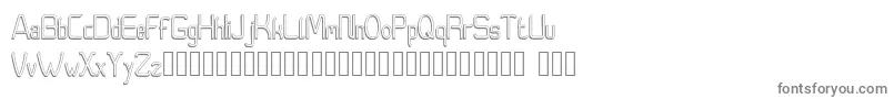 Шрифт Moedyningsih Shadow – серые шрифты на белом фоне