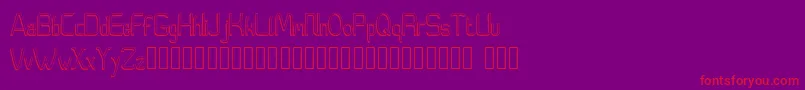 Moedyningsih Shadow Font – Red Fonts on Purple Background