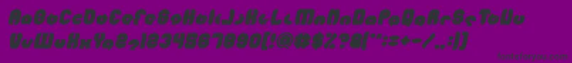 fuente MOHR Bold Italic – Fuentes Negras Sobre Fondo Morado