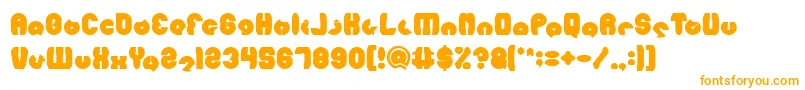 MOHR Bold Font – Orange Fonts on White Background