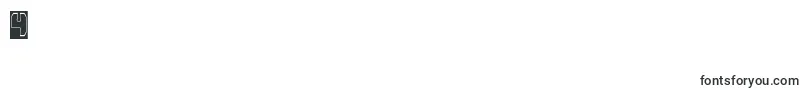 mohr Hollow Inverse Font – Fonts for Digit 4