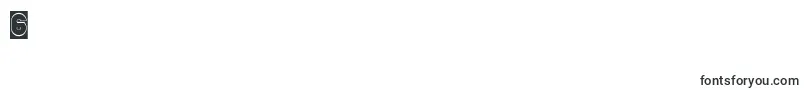 mohr Hollow Inverse Font – Fonts for Digit 6