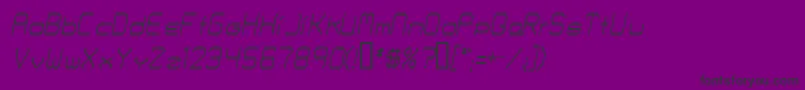 fuente FontmakersChoiceThinitalic – Fuentes Negras Sobre Fondo Morado