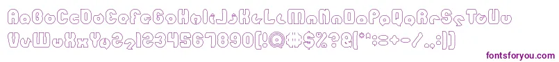 mohr Hollow Font – Purple Fonts