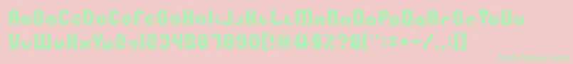 Подробнее о шрифте mohr Light Шрифт mohr Light – зелёные шрифты на розовом фоне