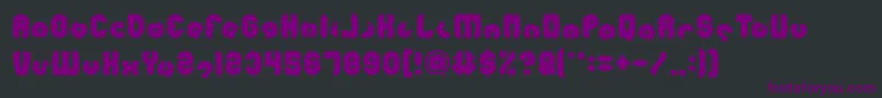 MOHR Font – Purple Fonts on Black Background