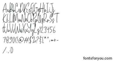 Mojang Script font – handwritten Fonts
