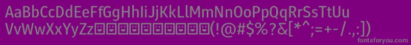 Saiba mais sobre a fonte Molecula Demo SemiBold Fonte Molecula Demo SemiBold – fontes cinzas em um fundo violeta