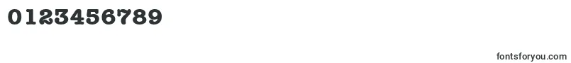 fuente ItcAmericanTypewriterLtBold – Fuentes para números