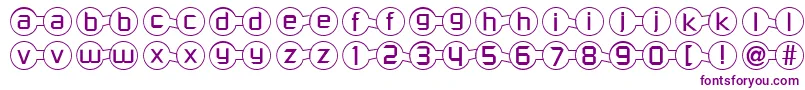 Molecular-fontti – violetit fontit