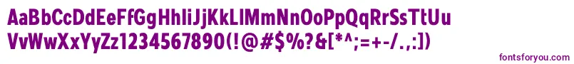 fuente Mollen Personal Use BoldCondensed – Fuentes Moradas