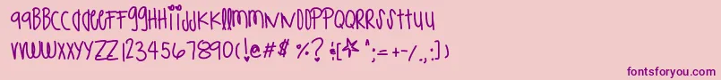 En savoir plus sur la police Brazillianbbq Police Brazillianbbq – polices violettes sur fond rose