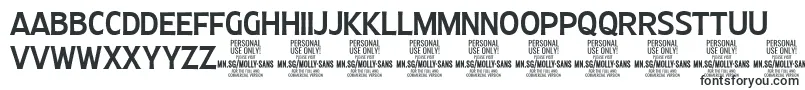 MollySansC Me PERSONAL Font – Soldier Fonts