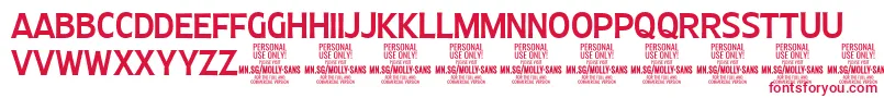 MollySansC Me PERSONAL Font – Red Fonts