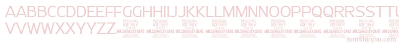 MollySansN Li PERSONAL Font – Pink Fonts