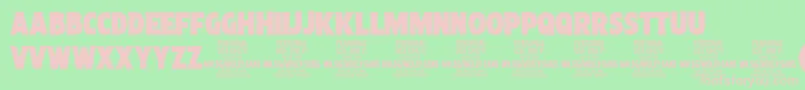 More about MollySansXC Bl PERSONAL Font MollySansXC Bl PERSONAL Font – Pink Fonts on Green Background