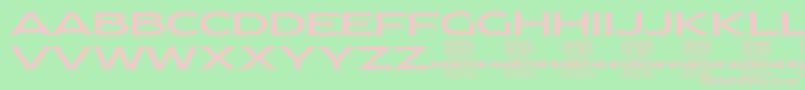 MollySansXE Me PERSONAL Font – Pink Fonts on Green Background