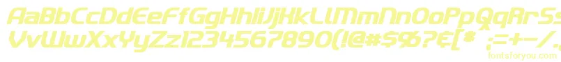 ImakiBoldItalic Font – Yellow Fonts