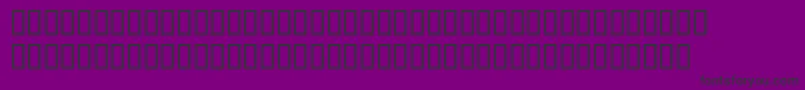 Czcionka DanteMtExpertBold – czarne czcionki na fioletowym tle