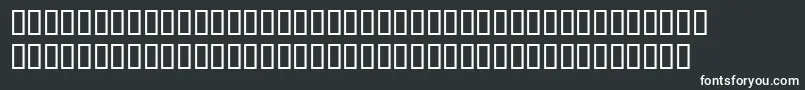 DanteMtExpertBold-fontti – valkoiset fontit mustalla taustalla