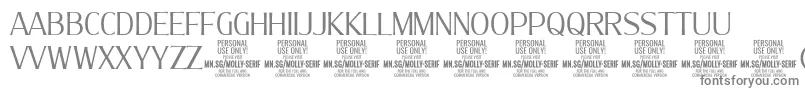 MollySerifC Li PERSONAL Font – Gray Fonts