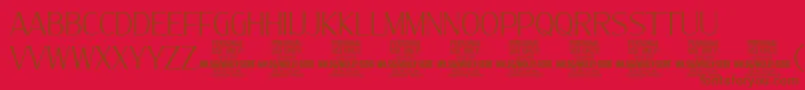 More about MollySerifC Th PERSONAL Font MollySerifC Th PERSONAL Font – Brown Fonts on Red Background