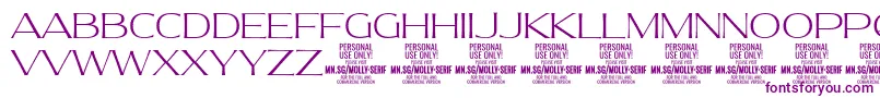 MollySerifE Th PERSONAL Font – Purple Fonts